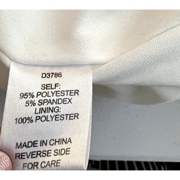 Alexia Admor Paris Sheath Dress Women Large White Bodycon Wedding Rehearsal - Picture 9 of 11